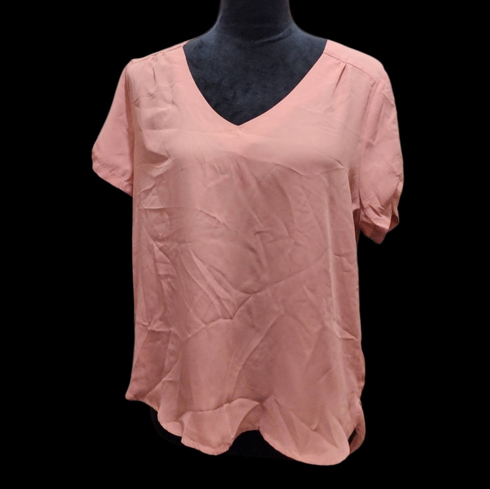 Lily White High low Blush Pink Blouse